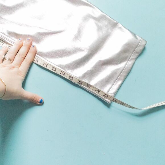 NWT Abercrombie & Fitch Silver 90's Straight Ultra High Rise Pants Size 16 Curve - Picture 8 of 10